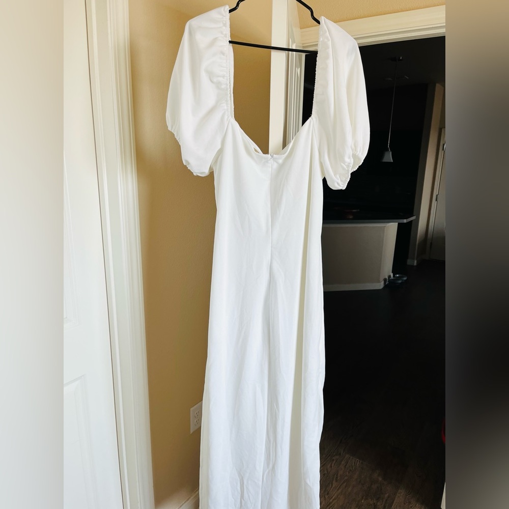 Lulus White Dress | Engagement, Wedding, Reception